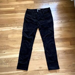 Velvet Skinny Black LOFT pants